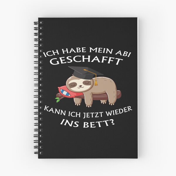 Item preview, ICH HABE MEIN ABI GESCHAFFT KANN ICH JETZT WIEDER INS BETT designed and sold by BRoukia.