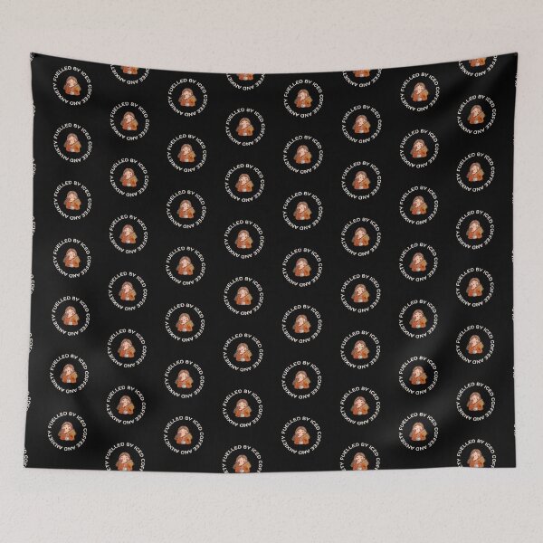 Item preview, Fuelled by iced coffee and anxiety designed and sold by FrescoNat.