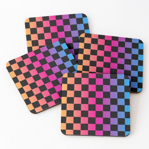 Item preview, Colorful Gradient Checkered Pattern designed and sold by Patternawy.