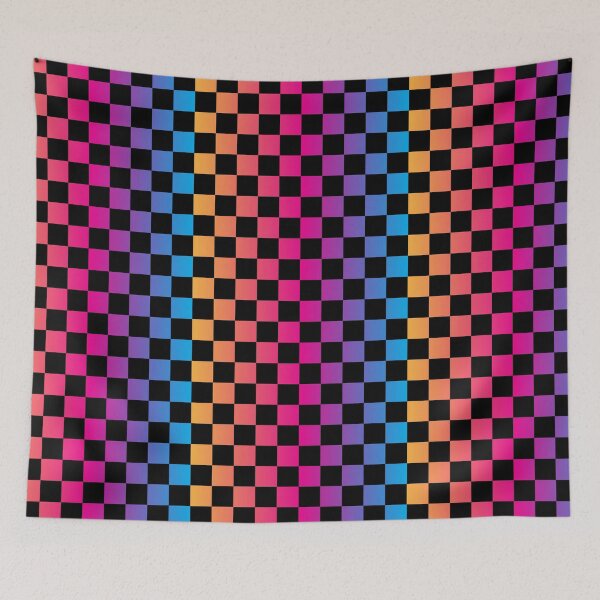 Item preview, Colorful Gradient Checkered Pattern designed and sold by Patternawy.
