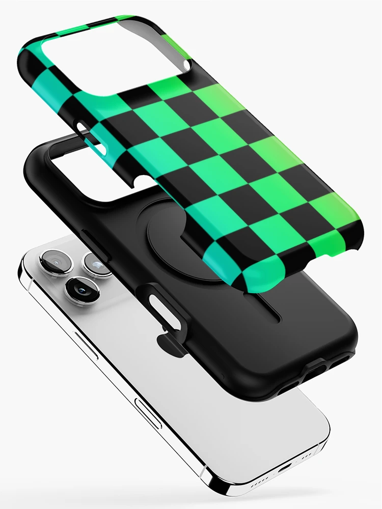 Thumbnail 2 of 4, iPhone Case, Gradient Checkered Pattern designed and sold by Patternawy.