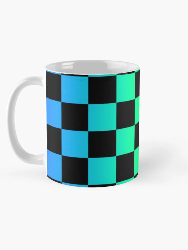 Thumbnail 5 of 6, Coffee Mug, Gradient Checkered Pattern designed and sold by Patternawy.