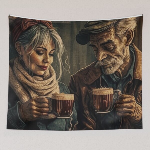 Item preview, Coffee for Two designed and sold by Cute-Jory-Store.