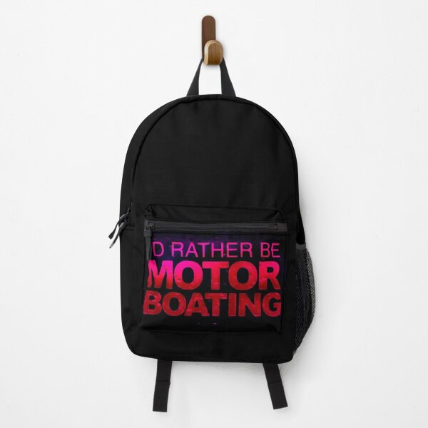 Item preview, Rather Be Motor Boating Pink Black Wet designed and sold by ChristinasMess.