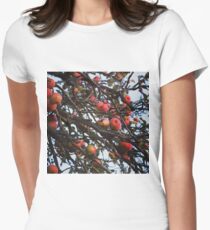 Autumnal apple tree Women's Fitted T-Shirt
