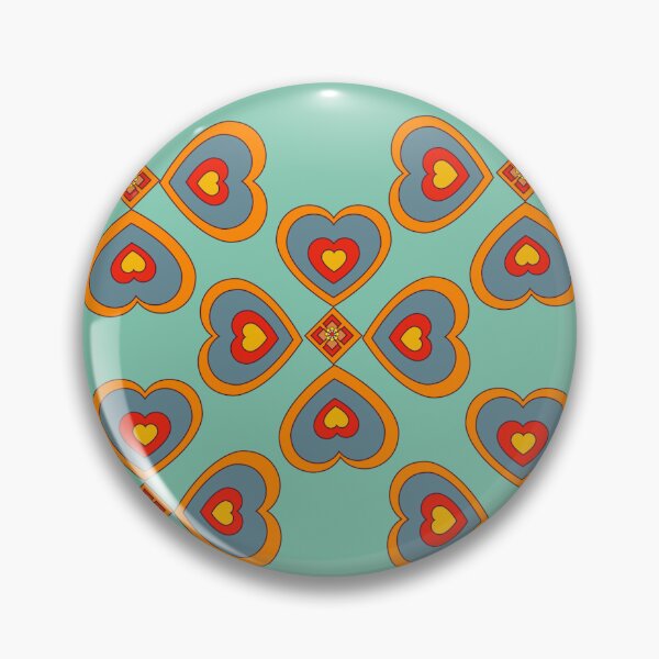 Item preview, Heart pattern retro style 56 designed and sold by Bakkia.