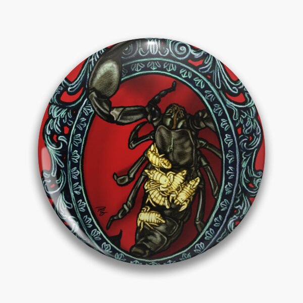 Item preview, Invertebrate Cameo: African Emperor Scorpion (Beast Mother) designed and sold by FreyStrandDraws.