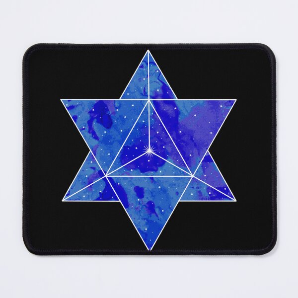 Item preview, Merkaba - starry sky - graphic - sacred geometry designed and sold by TShirtsundMehr.