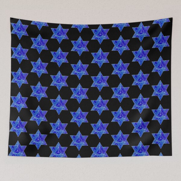 Item preview, Merkaba - starry sky - graphic - sacred geometry designed and sold by TShirtsundMehr.
