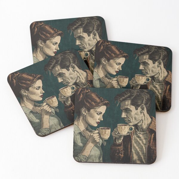 Item preview, Coffee for Two designed and sold by Cute-Jory-Store.