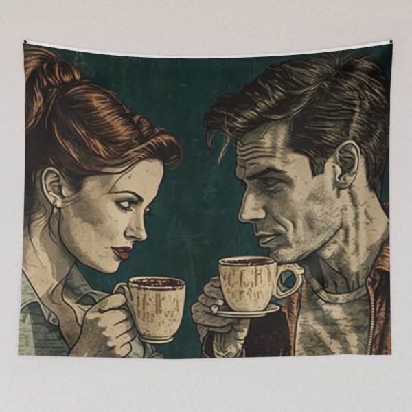 Item preview, Coffee for Two designed and sold by Cute-Jory-Store.