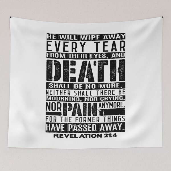 Item preview, Death Shall Be No More - Revelation 21:4 designed and sold by plushism.