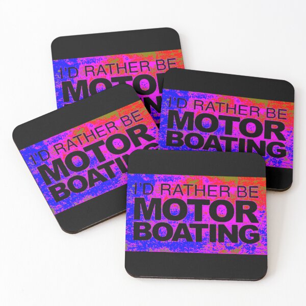 Item preview, Id Rather Be Motor Boating 80s Vibe designed and sold by ChristinasMess.
