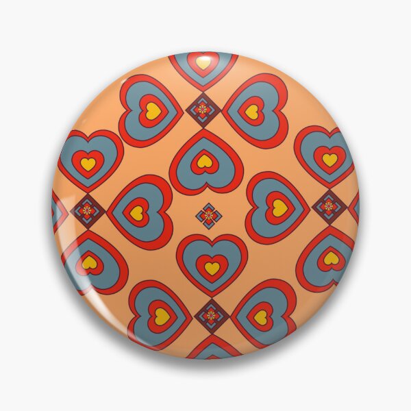 Item preview, Heart pattern retro style 57 designed and sold by Bakkia.