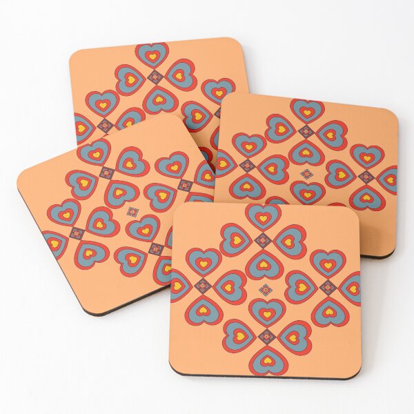 Item preview, Heart pattern retro style 57 designed and sold by Bakkia.
