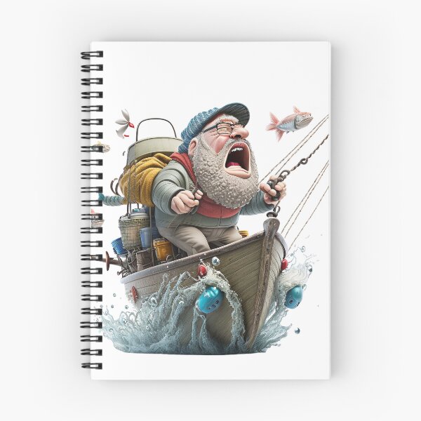 Item preview, Funny fisherman designed and sold by MarkasMaiArt.