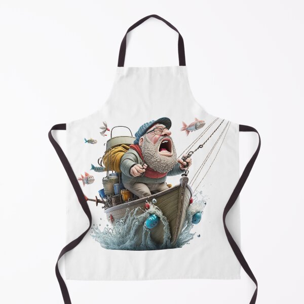 Item preview, Funny fisherman designed and sold by MarkasMaiArt.