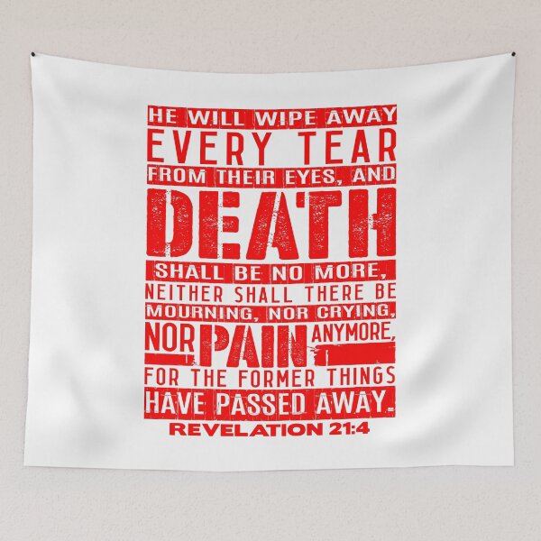 Item preview, Death Shall Be No More - Revelation 21:4 designed and sold by plushism.