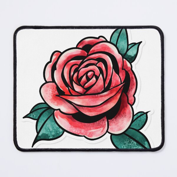 Item preview, RED ROSS STICKER designed and sold by QaisarAfridi.