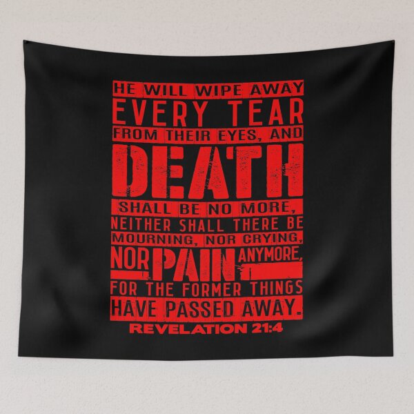 Item preview, Death Shall Be No More - Revelation 21:4 designed and sold by plushism.