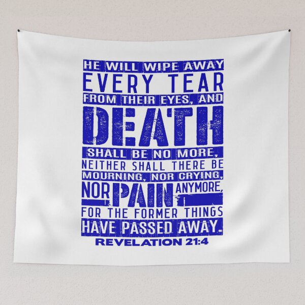 Item preview, Death Shall Be No More - Revelation 21:4 designed and sold by plushism.