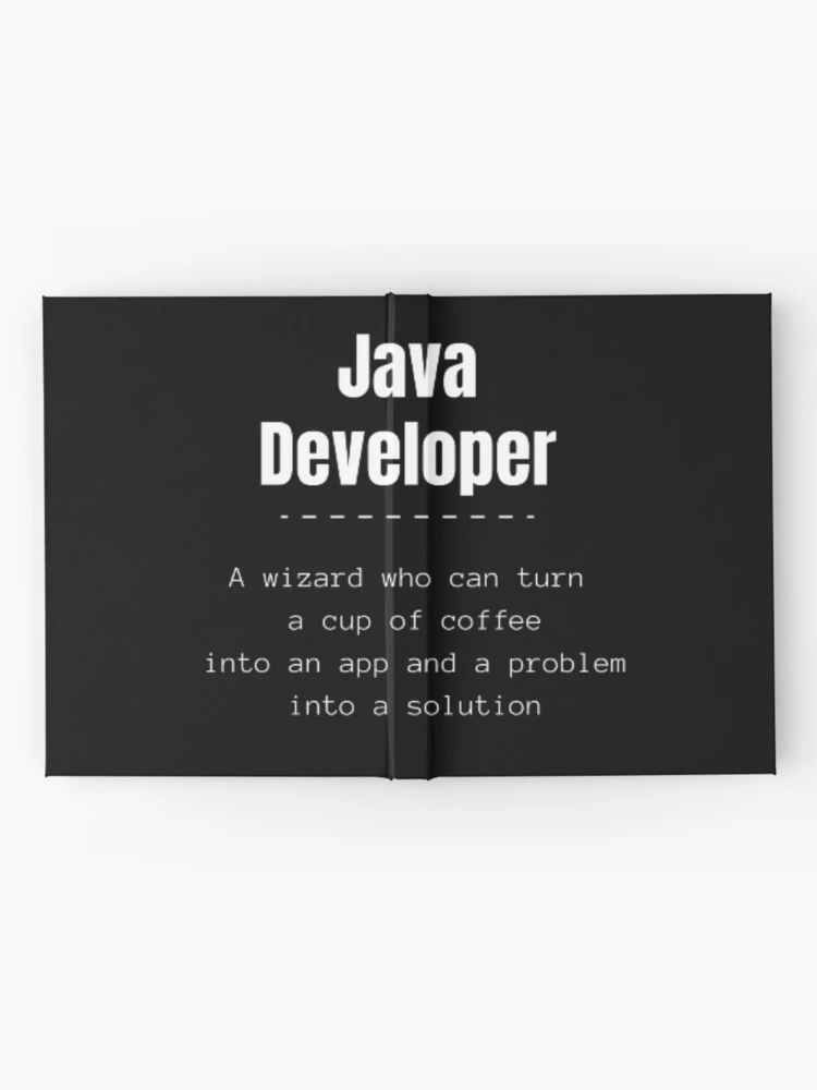 Thumbnail 2 of 3, Journal, Java developer, programmer designed and sold by TeePassion.