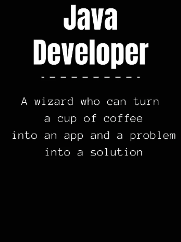 Thumbnail 4 of 4, Relaxed T-Shirt, Java developer, programmer designed and sold by TeePassion.