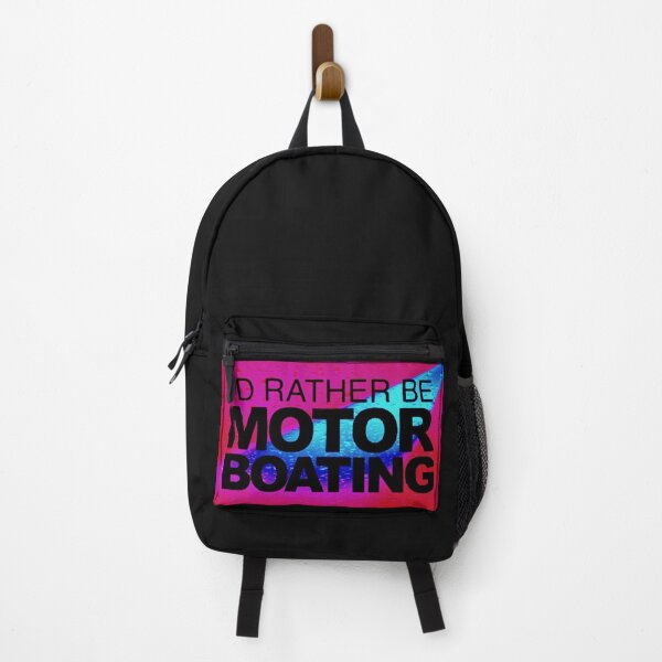Item preview, Copy of Id Rather Be Motor Boating Blue Pink designed and sold by ChristinasMess.