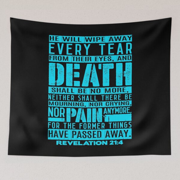 Item preview, Death Shall Be No More - Revelation 21:4 designed and sold by plushism.