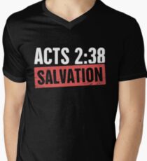Salvation | Christian Bible Verse Men's V-Neck T-Shirt