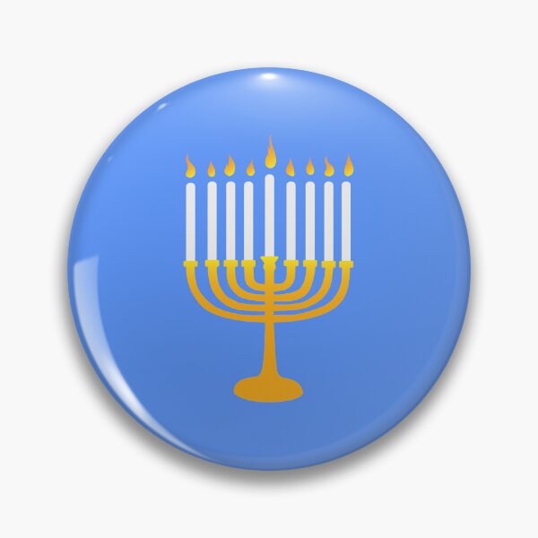 Item preview, Hanukkiah Menorah Illustration Sticker designed and sold by MorahFish.