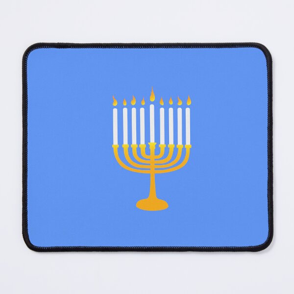 Item preview, Hanukkiah Menorah Illustration Sticker designed and sold by MorahFish.