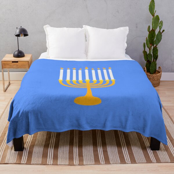 Item preview, Hanukkiah Menorah Illustration Sticker designed and sold by MorahFish.