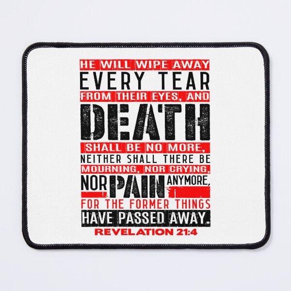Item preview, Death Shall Be No More - Revelation 21:4 designed and sold by plushism.