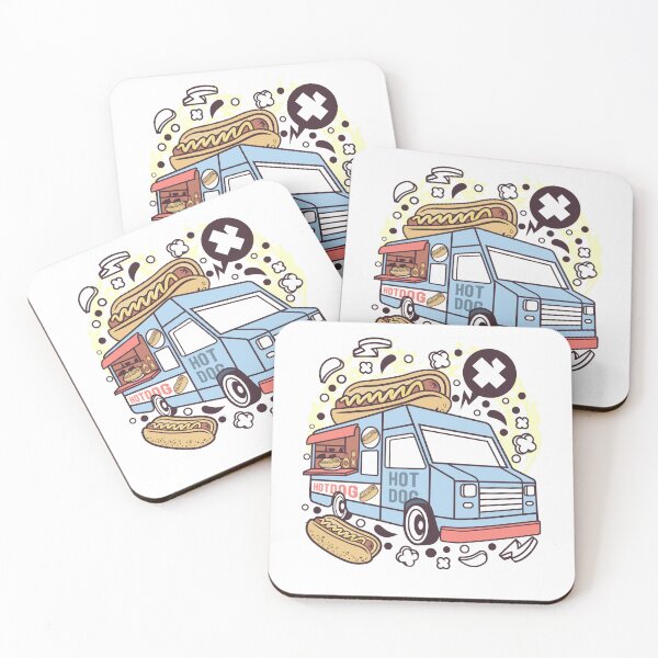 Item preview, Hotdog Food Truck  designed and sold by LocalCreative.