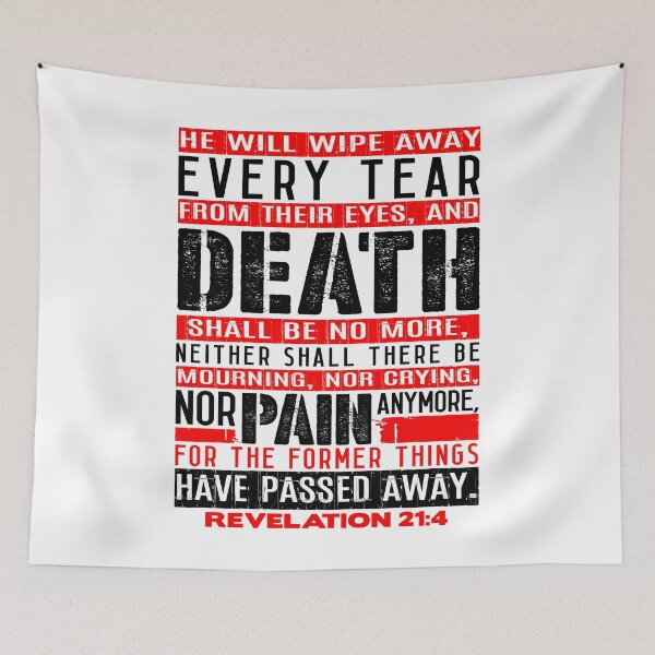 Item preview, Death Shall Be No More - Revelation 21:4 designed and sold by plushism.
