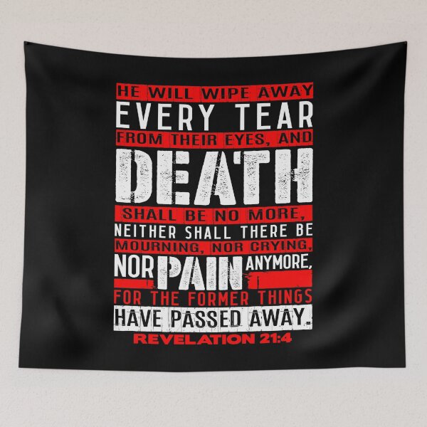 Item preview, Death Shall Be No More - Revelation 21:4 designed and sold by plushism.
