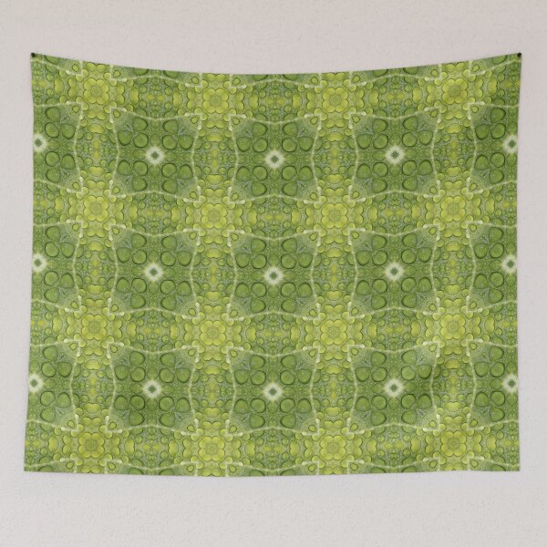 Item preview, Water Droplets on a Green Leaf Kaleidoscope pattern 2 designed and sold by Swabcraft.