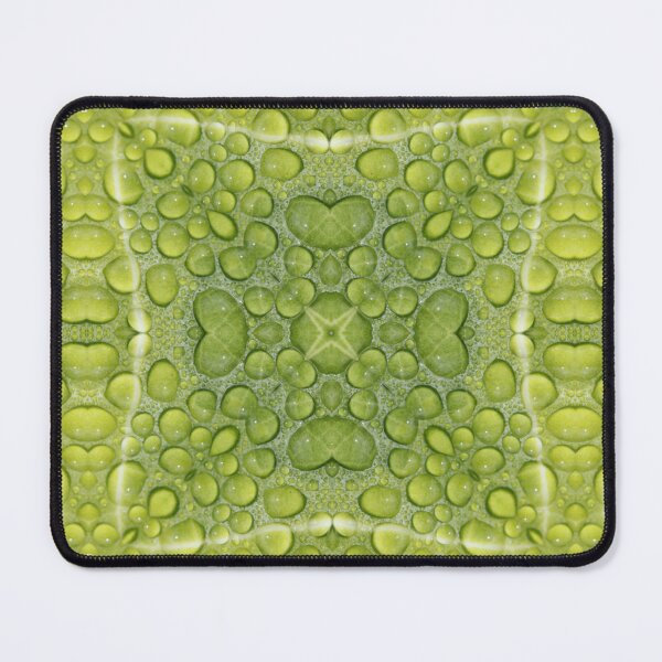 Artikelvorschau, Water Droplets on a Green Leaf Kaleidoscope pattern 3 entworfen und verkauft von Swabcraft.