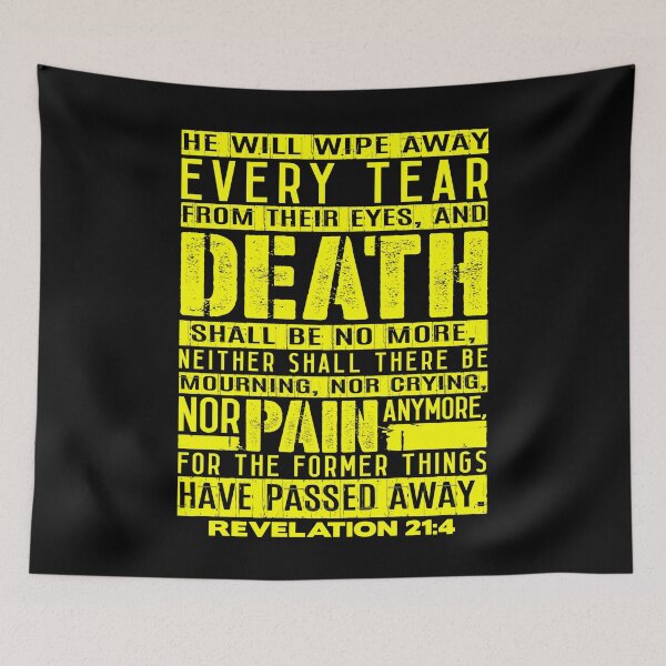 Item preview, Death Shall Be No More - Revelation 21:4 designed and sold by plushism.