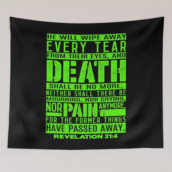 Item preview, Death Shall Be No More - Revelation 21:4 designed and sold by plushism.