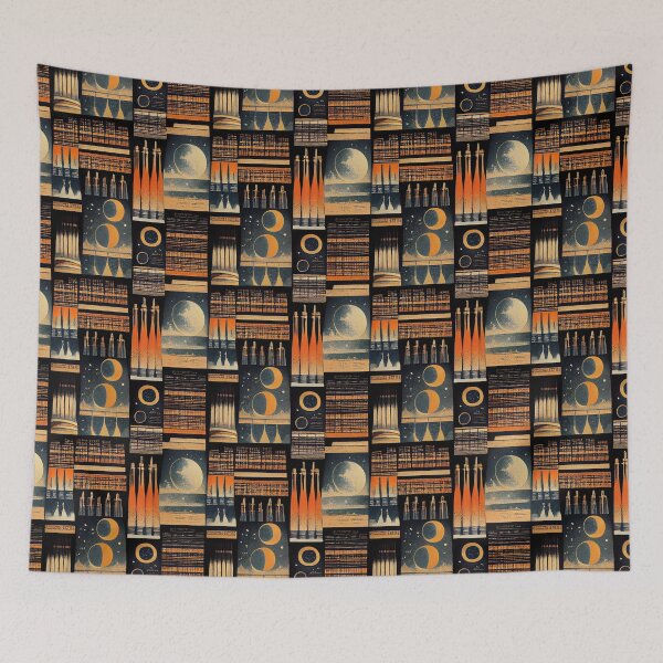 Item preview, Vintage retro astronomy illustration  designed and sold by YeKnot.