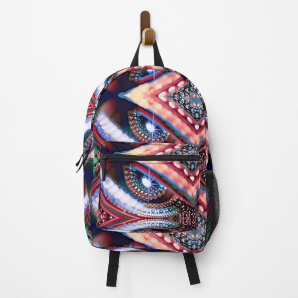 Item preview, Snake Eyes Kundalini Rising Mirrored Maroon Blue designed and sold by SpiritGifts.