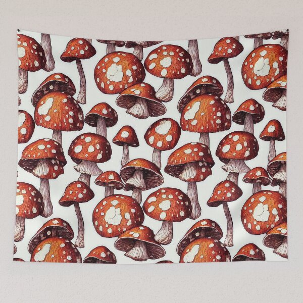 Item preview, Mushroom World Print #6 designed and sold by FenixRiver.