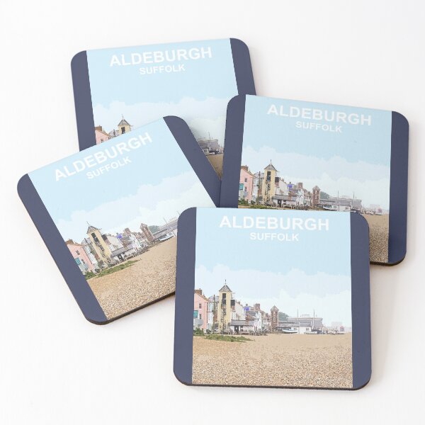 Item preview, Aldeburgh Suffolk. Travel poster. Gift.  designed and sold by BarbaraGlebska.