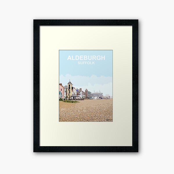 Artikel-Vorschau von Aldeburgh Suffolk. Reiseplakat. Geschenk., designt und verkauft von BarbaraGlebska.
