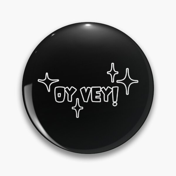 Item preview, Oy Vey with Stars | Black & White designed and sold by MorahFish.