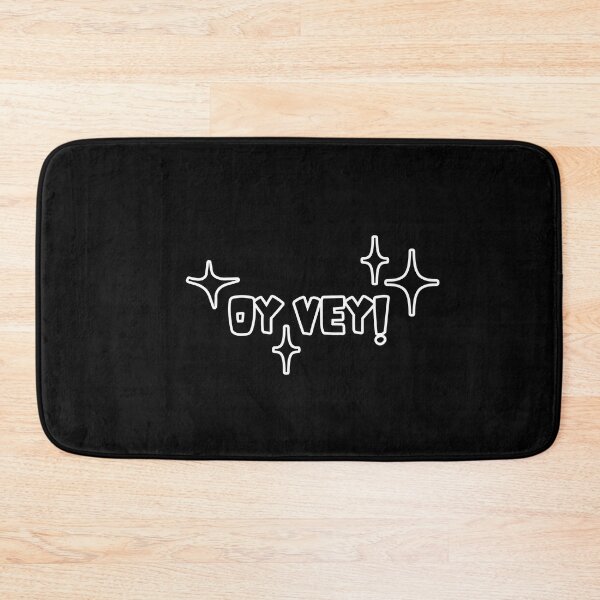 Item preview, Oy Vey with Stars | Black & White designed and sold by MorahFish.