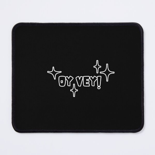 Item preview, Oy Vey with Stars | Black & White designed and sold by MorahFish.