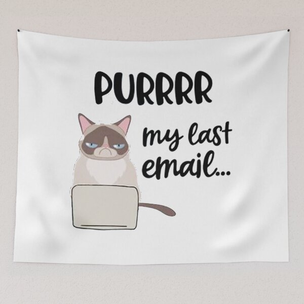 Item preview, Cat Purr My Last Email designed and sold by edwardlamser.